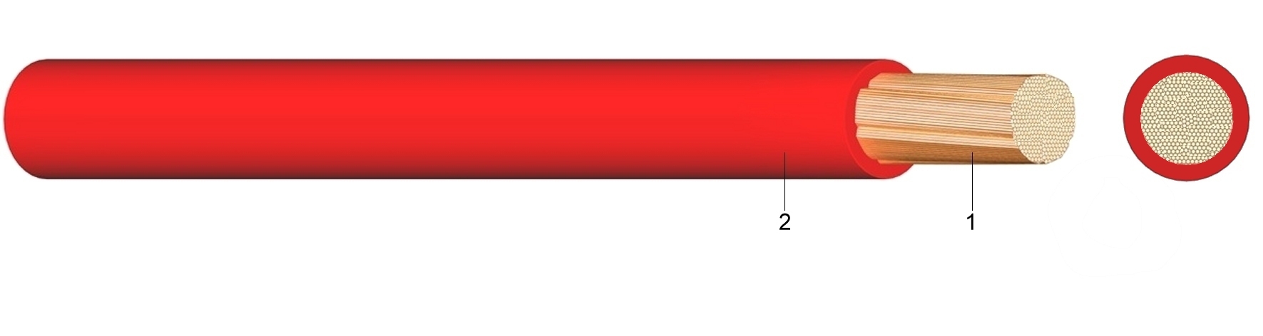 CABLE H07VK10B - Fil électrique souple HO7VK 10² bleu - Couronne de 100m