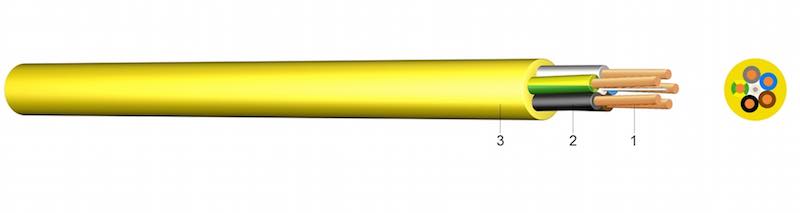 N07V3V3-F - PVC kabel za gradilišta