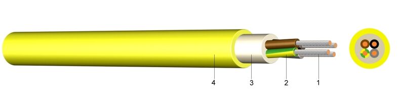 NSSHöu Rubber Sheathed Cable for High Mechanical Stress