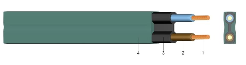 H05RNH2-F | Illumination Flat Cable