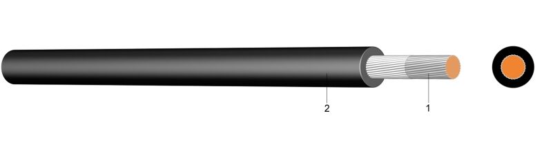 H07G-K (110°) |  Rubber Insulated Single Core Wire with Increased Heat-Resistance