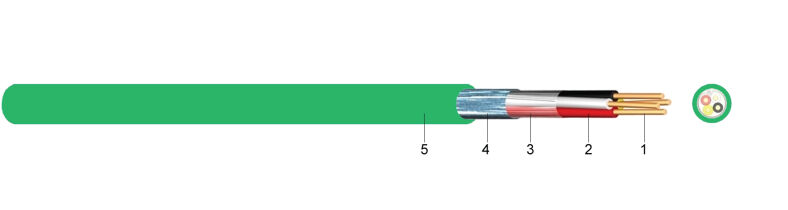 J-H(ST)Hh EIB | MSR Installation Cable with Static Screen European Installation Bus Halogen-Free Version