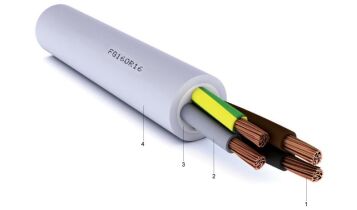 FG16OR16 - EPM gumom izolirani energetski i signalni kabel 0,6/1kV - sa smanjenom emisijom korozivnih plinova